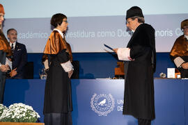 Investidura de Kazuyo Sejima como Doctora "Honoris Causa" por la Escuela de Arquitectura de la Universidad de Málaga. Paraninfo. Octubre de 2019