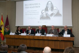 Presentación del libro "Recordando a 3 maestros". Facultad de Ciencias Económicas y Empresariales. Noviembre de 2018