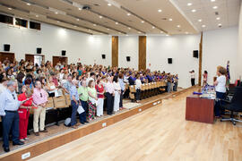 Clausura de la XIX edición del Curso Aula de Mayores de la Universidad de Málaga. Paraninfo. Junio de 2014