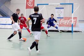 Partido Irán contra Alemania. 14º Campeonato del Mundo Universitario de Fútbol Sala 2014 (FUTSAL). Antequera. Julio de 2014