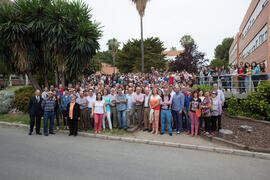 Foto de grupo. Facultad de Ciencias Económicas y Empresariales. Campus de El Ejido. Mayo de 2015