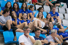 Partido Universidad de Málaga - Universidad de Basilea. Categoría masculina. Campeonato Europeo Universitario de Balonmano. Antequera. Julio de 2017