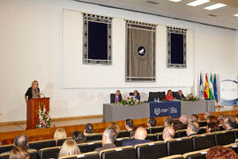 Homenaje al personal que cumple 25 años al servicio de la Universidad de Málaga y al personal jubilado. Paraninfo. Julio de 2013
