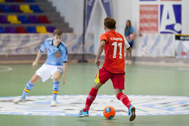 Partido Tailandia contra España. 14º Campeonato del Mundo Universitario de Fútbol Sala 2014 (FUTSAL). Antequera. Julio de 2014