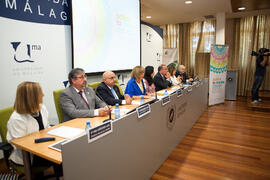 Presentación de la XIV edición de los Cursos de Verano de la Universidad de Málaga. Rectorado. Mayo 2015