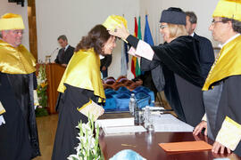 Investidura de nuevos doctores por la Universidad de Málaga. Paraninfo. Febrero de 2012