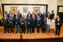 Foto de grupo. Celebración de San Lucas. Facultad de Medicina. Noviembre de 2019