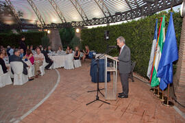 Homenaje a los jubilados y al personal que cumple 25 años de servicio en la Universidad de Málaga. Jardín Botánico. Junio de 2011