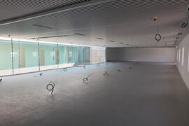 Interiores de la nueva Facultad de Psicología. Campus de Teatinos. Mayo de 2021