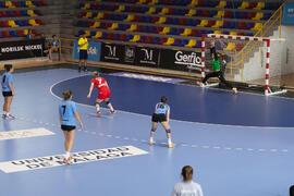 Partido Rusia - Uruguay. Categoría femenina. Campeonato del Mundo Universitario de Balonmano. Antequera. Junio de 2016