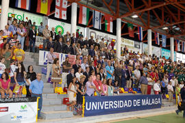 Inauguración del 14º Campeonato del Mundo Universitario de Fútbol Sala 2014 (FUTSAL). Antequera. Julio de 2014