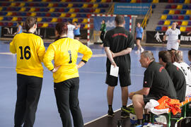 Partido Uruguay - República Checa. Categoría femenina. Campeonato del Mundo Universitario de Balonmano. Antequera. Junio de 2016