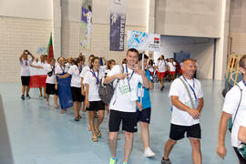 Ceremonia de apertura del IX Campeonato de Europa Universitario de Fútbol Sala. Antequera. Julio de 2013