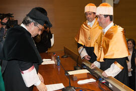 Investidura como Doctor "Honoris Causa" de Manuel Molina Lozano por la Facultad de Turismo de la Universidad de Málaga. Rectorado. Abril 2016