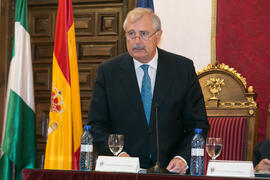 José María Martín Delgado. Homenaje a Matías Cortés. Facultad de Derecho de la Universidad de Granada. Mayo de 2018