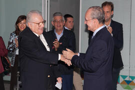 Inauguración de la plaza Pintor Eugenio Chicano. Málaga. Noviembre de 2016