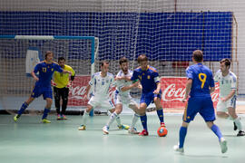 Partido Ucrania contra Israel. 14º Campeonato del Mundo Universitario de Fútbol Sala 2014 (FUTSAL). Antequera. Julio de 2014