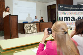 Intervención de Purificación Zayas. Graduación de los alumnos del CIE de la Universidad de Málaga. Centro Internacional de Español. Septiembre de 2014