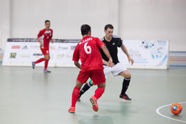 Partido Irán contra Alemania. 14º Campeonato del Mundo Universitario de Fútbol Sala 2014 (FUTSAL). Antequera. Julio de 2014