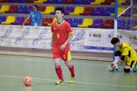 Partido Portugal contra China. 14º Campeonato del Mundo Universitario de Fútbol Sala 2014 (FUTSAL). Antequera. Julio de 2014