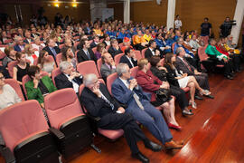 Público asistente a la investidura como Doctor "Honoris Causa" de Hans-Dieter Wienberg por la Facultad de Ciencias de la Universidad de Málaga. Rectorado. Mayo de 2016