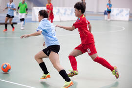 Partido China contra Uruguay. 14º Campeonato del Mundo Universitario de Fútbol Sala 2014 (FUTSAL). Antequera. Julio de 2014