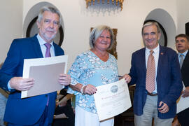 Entrega de Título de Socia. 230º Aniversario de la Sociedad Económica Amigos del País. Plaza de la Constitución. Septiembre de 2019