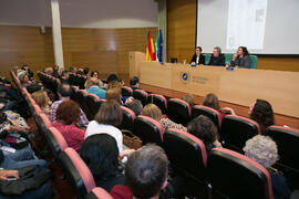 Conferencia de Miguel Ríos "La música como testimonio de la Transición" del ciclo "Historia, documentos y sociedad". Edificio del Rectorado. Abril de 2019