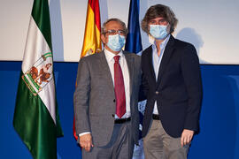 Toma de posesión de Carlos Jesús Pérez del Pulgar Mancebo como nuevo profesor titular del Área de Ingeniería de Sistemas y Automática de la Universidad de Málaga. Paraninfo. Diciembre de 2021