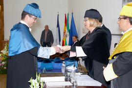 Investidura de nuevos doctores por la Universidad de Málaga. Paraninfo. Febrero de 2012