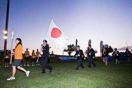 Equipo de Japón. Inauguración del Campeonato Mundial Universitario de Golf. Antequera Golf. Junio de 2010