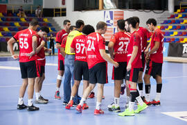 Partido Rusia - Egipto. Categoría masculina. Campeonato del Mundo Universitario de Balonmano. Antequera. Julio de 2016