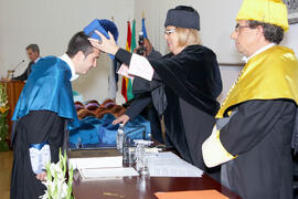 Investidura de nuevos doctores por la Universidad de Málaga. Paraninfo. Febrero de 2012