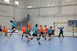 Partido Universidad de Aksaray - Universidad Radboud de Nijmegen. Categoría femenina. Campeonato Europeo Universitario de Balonmano. Antequera. Julio de 2017