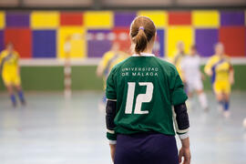 Partido de fútbol sala. Fases Finales de los Campeonatos de España Universitarios. Antequera. Abril de 2012