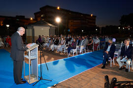 Discurso de Félix Requena. Homenaje al personal jubilado o que cumple 25 años de servicio en la Universidad de Málaga. Jardín Botánico. Septiembre de 2021