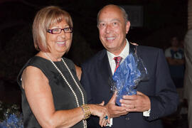 Cena de gala con motivo al homenaje para los jubilados y personal que cumple 25 años de servicio en la Universidad de Málaga. Jardín Botánico. Junio de 2009