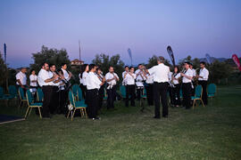 Concierto de la Banda Municipal de Música de Antequera. Inauguración del Campeonato Mundial Universitario de Golf. Antequera Golf. Junio de 2010