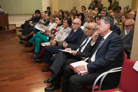 Asistentes a la clausura del 50 Aniversario de la Facultad de Económicas. Facultad de Ciencias Económicas y Empresariales. Marzo de 2016