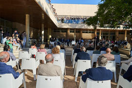 Discurso de Francisco de la Torre. Homenaje a los sanitarios en la Facultad de Medicina de la Universidad de Málaga. Campus de Teatinos. Octubre de 2021