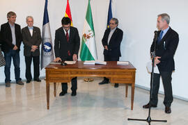 Toma de Posesión de Francisco Javier Cañete Corripio como Director de Secretariado de Ordenación Académica de la Universidad de Málaga. Edificio del Rectorado.  Marzo de 2016