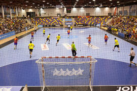 Partido España - China Taipei. Categoría masculina. Campeonato del Mundo Universitario de Balonmano. Antequera. Junio de 2016
