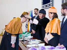 Investidura de nuevos doctores por la Universidad de Málaga 2010. Paraninfo. Enero de 2010