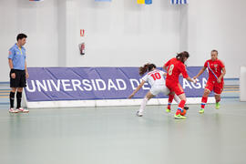 Partido Rusia contra Costa Rica. 14º Campeonato del Mundo Universitario de Fútbol Sala 2014 (FUTSAL). Antequera. Julio de 2014