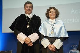 Toma de posesión de María José Berlanga Palomo como nueva Vicerrectora de Igualdad y Política Social de la Universidad de Málaga. Paraninfo. Marzo de 2024
