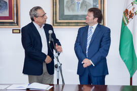 Toma de posesión de Juan José Hinojosa como Decano de la Facultad de Derecho. Facultad de Derecho.  Junio de 2016