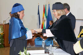 Investidura de nuevos doctores por la Universidad de Málaga. Paraninfo. Febrero de 2012