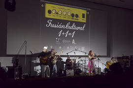 Presentación de videoclip y concierto del taller "1+1 Fusión Cultural Atalaya, 2ª Fase" por la Universidad de Málaga. Paraninfo. Abril de 2010