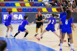 Partido Universidad de Aveiro - Universidad de Colonia. Categoría Femenina. Campeonato Europeo Universitario de Balonmano. Antequera. Julio de 2017