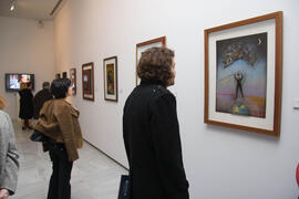 Inauguración de la exposición de Lorenzo Saval. Rectorado. Enero de 2008